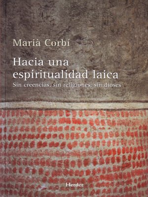 cover image of Hacia una espiritualidad laica